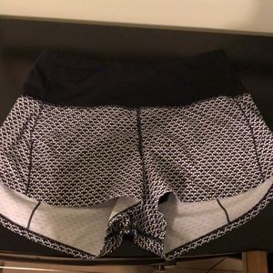 High rise lululemon speed shorts 2.5”